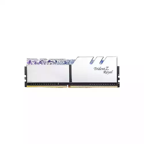 G.Skill Trident Z Royal RGB 8GB DDR4 3600MHz Silver Heatsink Desktop RAM thumbnail