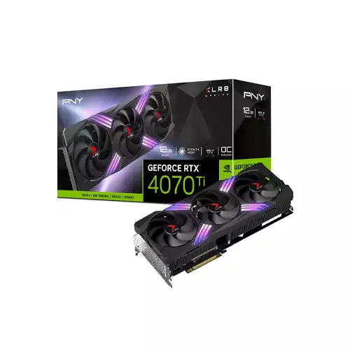 PNY GeForce RTX 4070 Ti 12GB XLR8 Gaming Verto TF OC GRAPHICS CARD