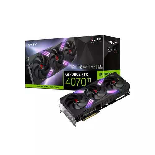 PNY GeForce RTX 4070 Ti 12GB XLR8 Gaming Verto TF OC GRAPHICS CARD