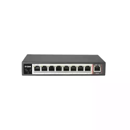 D-LINK DES-F1009P-E 100MBPS 8 PORT POE SWITCH