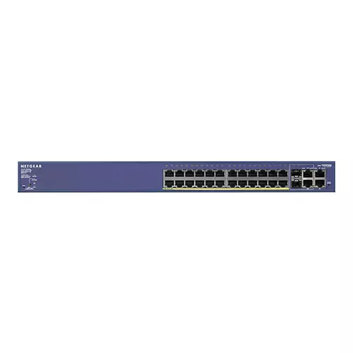 NetGear FS728TP 24-Port Fast Ethernet Gigabit Combo Smart Managed Pro PoE Switch