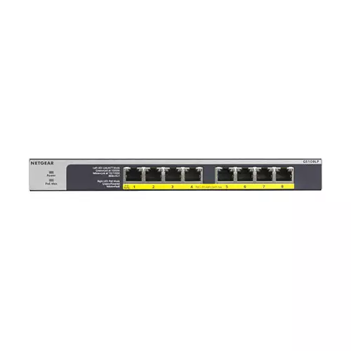 Netgear GS108LP 8-Port Gigabit Ethernet PoE+ Unmanaged Switch