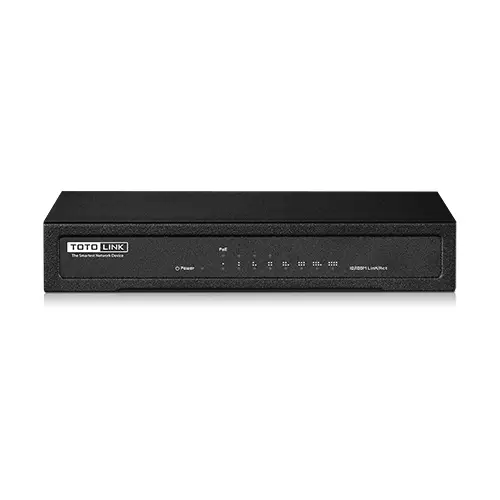 TOTOLINK SW804P 8-Port 10/100Mbps Ethernet Switch with 4-Port PoE