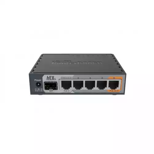 Mikrotik RB760iGS hEX S 5x Gigabit Ethernet Router thumbnail