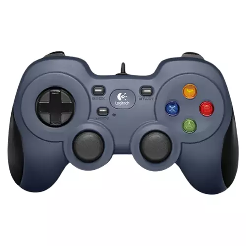Logitech F310 Gamepad USB port Precision from two analog sticks with digital buttons
