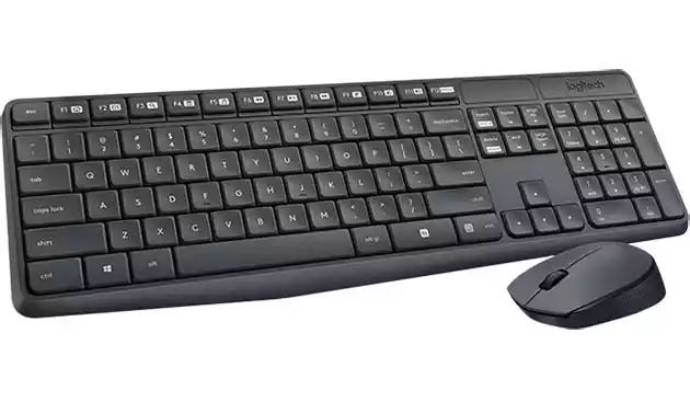 Logitech MK235 Wireless Keyboard and Mouse Combo thumbnail