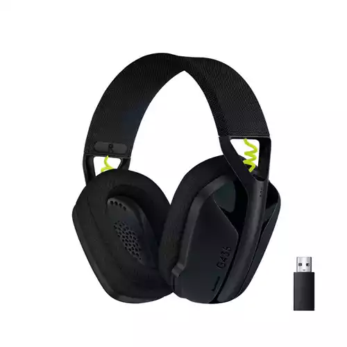 Logitech G435 LIGHTSPEED Wireless Gaming Headset (Black) thumbnail