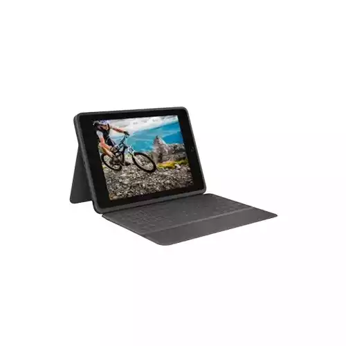 Logitech Rugged Folio 10.2-inch Keyboard Black Case for iPad thumbnail
