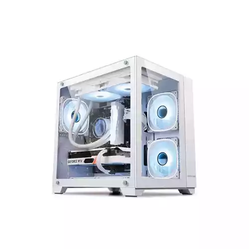 GOLDEN FIELD SEAVIEW M360 MINI TOWER MICRO-ATX GAMING CASE (WHITE) thumbnail