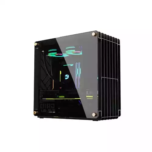 Value-Top Mloong Grid Series Open-Frame Gaming Case (Black) thumbnail