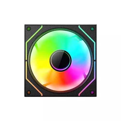 Value Top 1236ARGB 120mm (1xFAN) Cooling Case Fan Black With Hub & Cable
