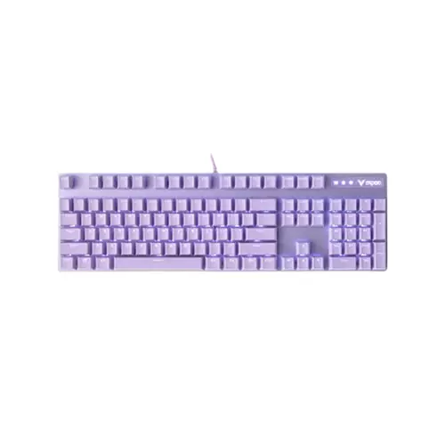 RAPOO V500PRO PURPLE MECHANICAL GAMING KEYBOARD (BLUE SWITCH)