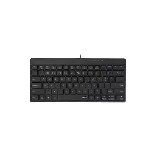 Rapoo NK8000 USB 80 Keys Wired Black Keyboard thumbnail