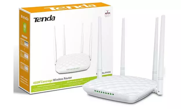 Tenda FH456 Wireless N300 High Power 4 fixed antenna router