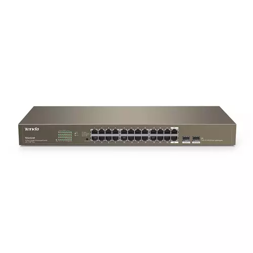Tenda TEG1024F 24-Port Gigabit Unmanaged Switch with 2 SFP Slots