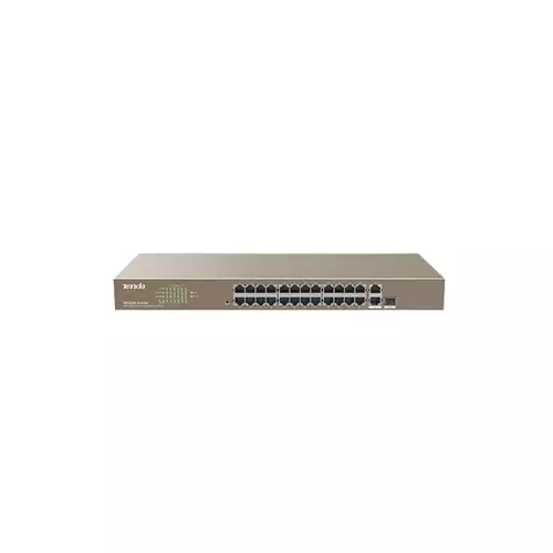 TENDA TEF1226P-24-410W 24FE+2GE/1SFP SMART SWITCH WITH 24-PORT POE