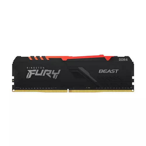 KINGSTON FURY BEAST RGB 8GB DDR4 3600MHZ CL17 DESKTOP RAM (SINGLE STICK)