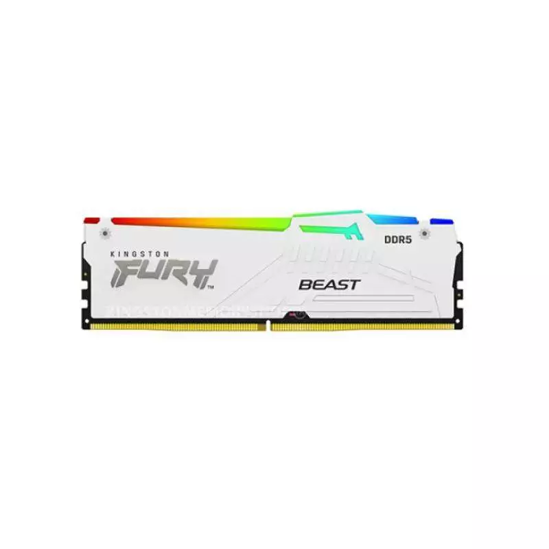 KINGSTON FURY BEAST 16GB 6000MHZ DDR5 RGB WHITE DESKTOP RAM