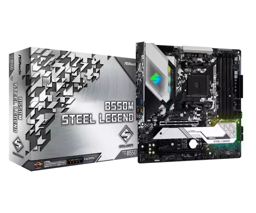 ASRock B550M Steel Legend m-ATX Motherboard