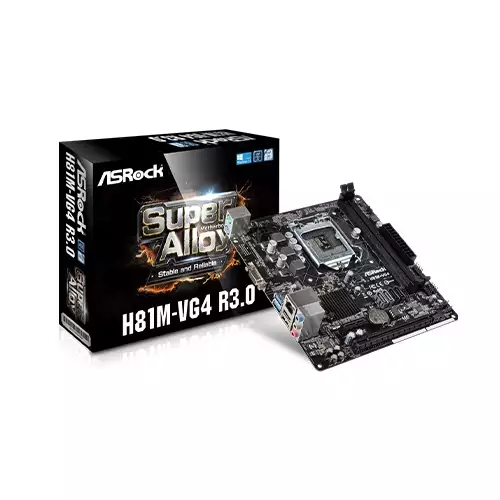 Asrock H81M-VG4 R3.0 Super Alloy Micro ATX Motherboard