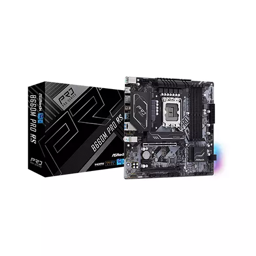 ASROCK B660M PRO RS 12TH GEN DDR4 ATX INTEL MOTHERBOARD