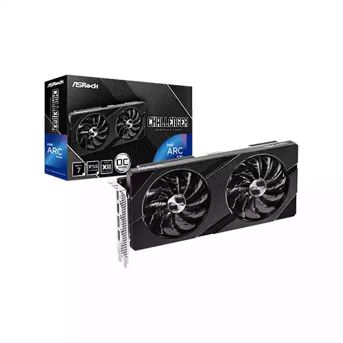 ASROCK INTEL ARC A750 CHALLENGER D 8GB OC GDDR6 GRAPHICS CARD