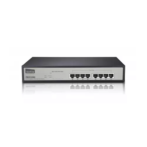 Netis PE6108G Gigabit 8 Port Ethernet PoE Switch