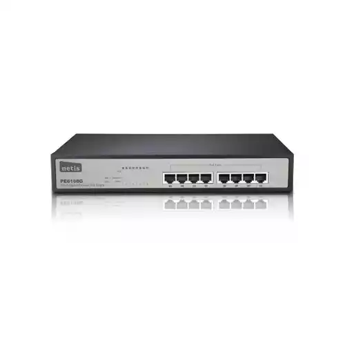 Netis PE6108GH Gigabit 8 Port Ethernet PoE Switch