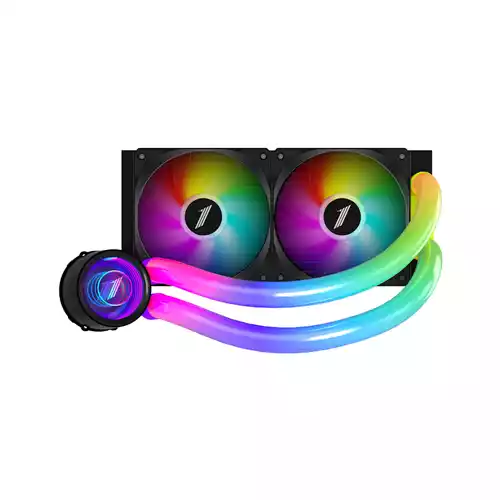 1STPLAYER MT240 INFINITE SPACE ARGB LIQUID COOLER (BLACK) thumbnail