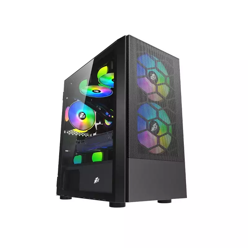 1STPLAYER X4-M M-ATX GAMING CASE BLACK