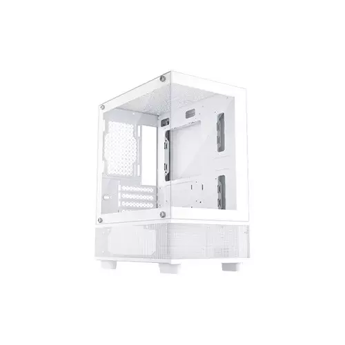 1stplayer MI2-A M-ATX Mid Tower Gaming Desktop Case (White)