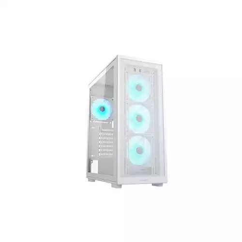 COUGAR MX220 RGB Mid Tower ATX Gaming Case (White) thumbnail