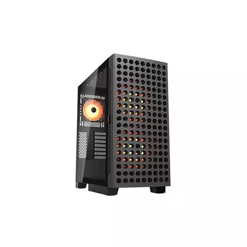 Cougar AIRFACE ECO RGB Micro ATX Mid Tower Gaming Case Black