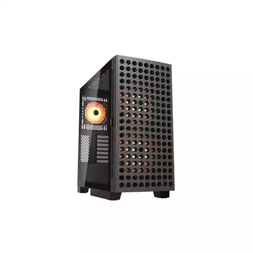 Cougar AIRFACE ECO RGB Micro ATX Mid Tower Gaming Case Black