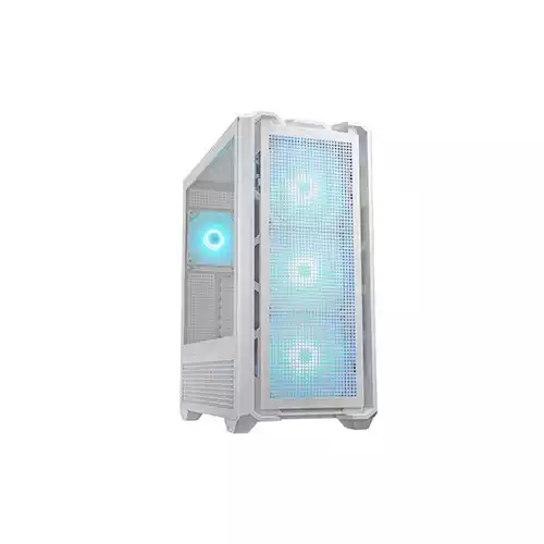 Cougar MX600 RGB Full Tower E ATX Gaming Casing (White) thumbnail