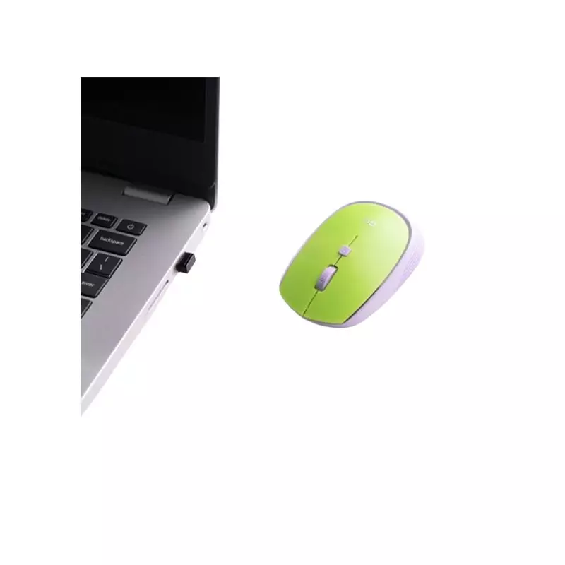 Fantech GO W607 Wireless Office Mouse (Green)-1