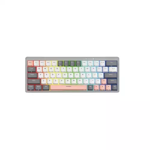 Fantech MK912 Atom PRO63 RGB Tri-Mode Blue Switch/Red Switch Mechanical Keyboard (Edition Saturn)