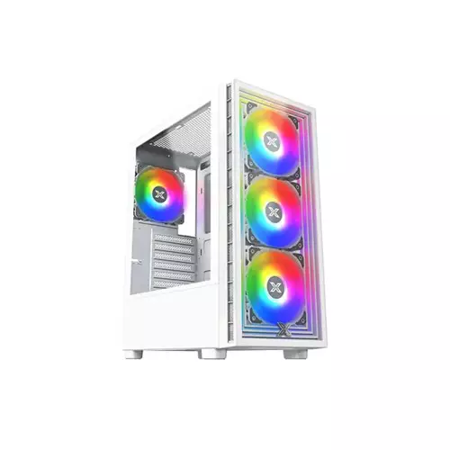 XIGMATEK PHANTOM MID-TOWER ARGB GAMING CASE WHITE
