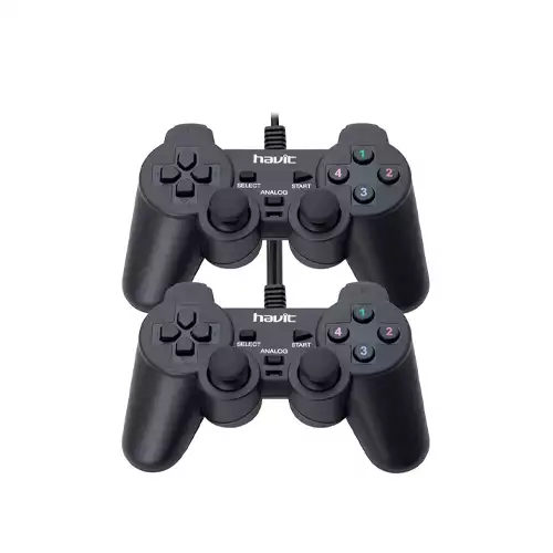Havit HV-G61 USB Black Double Game Pad With Vibration