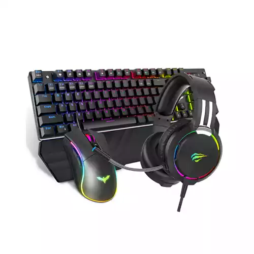 HAVIT HV-KB380L Mechanical Keyboard Mouse & Headset thumbnail