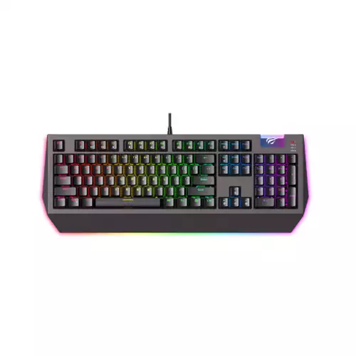HAVIT KB872L RGB BACKLIT MULTI-FUNCTION BLUE SWITCH MECHANICAL GAMING KEYBOARD