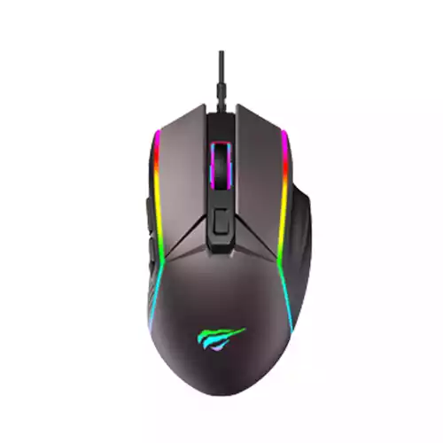 HAVIT MS1028 RGB BACKLIT PROGRAMMABLE GAMING MOUSE thumbnail