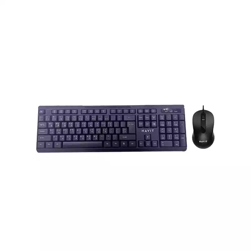 Havit KB270CM Wired Gaming Keyboard & Mouse Combo (Black) thumbnail