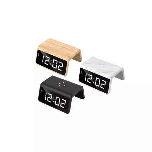 Havit W320 Wireless charging with alarm clock and ambient light