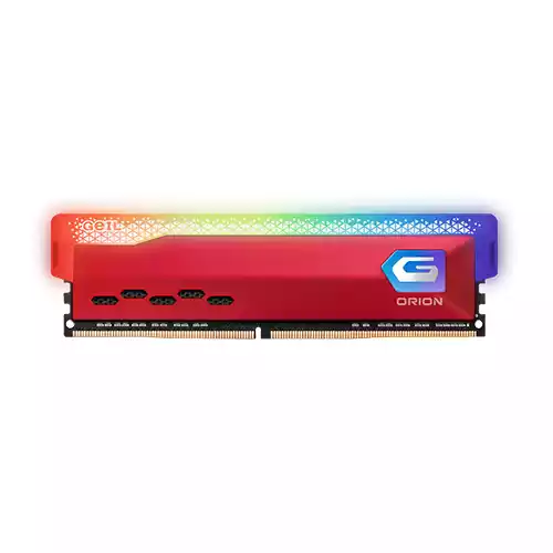 Geil Orion 8GB DDR4 3600 MHz RGB Desktop Ram (Red)