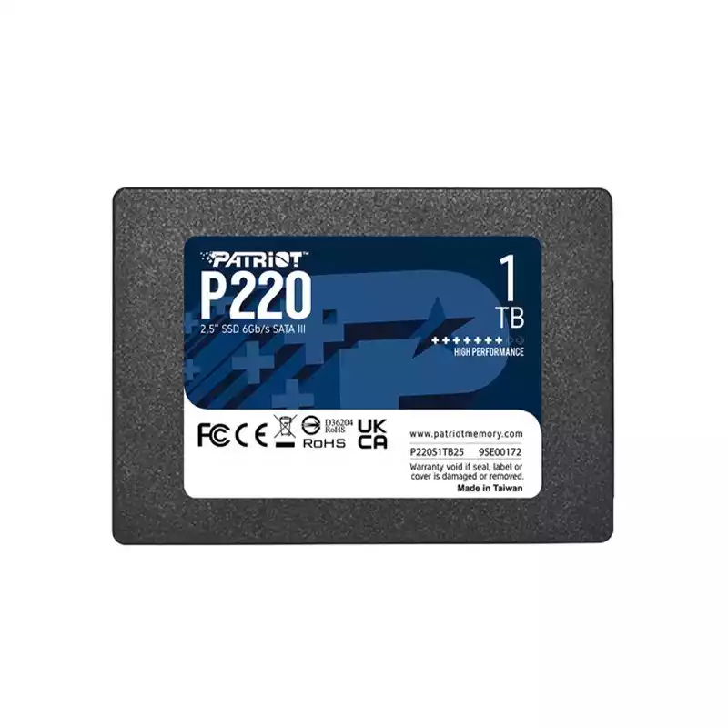 Patriot P220 1TB SATA III 2.5 inch Internal SSD thumbnail