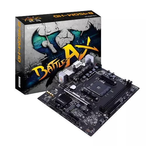 COLORFUL BATTLE-AX B450M-HD V14 DDR4 AM4 and Ryzen MOTHERBOARD