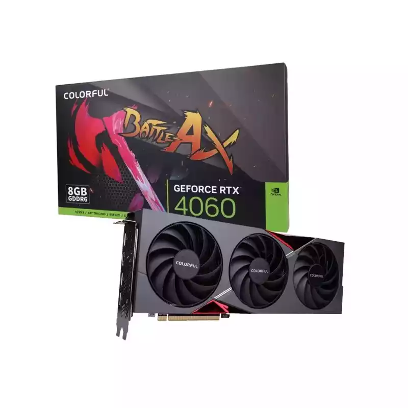 COLORFUL GEFORCE RTX 4060 NB EX 8GB-V GDDR6 GRAPHICS CARD thumbnail