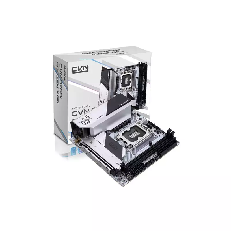 COLORFUL CVN B760I FROZEN WIFI V20 13TH AND 12TH GEN DDR4 MOTHERBOARD