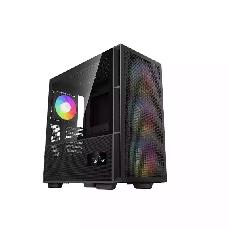 DEEPCOOL CH560 DIGITAL MID TOWER MICRO-ATX CASING BLACK thumbnail